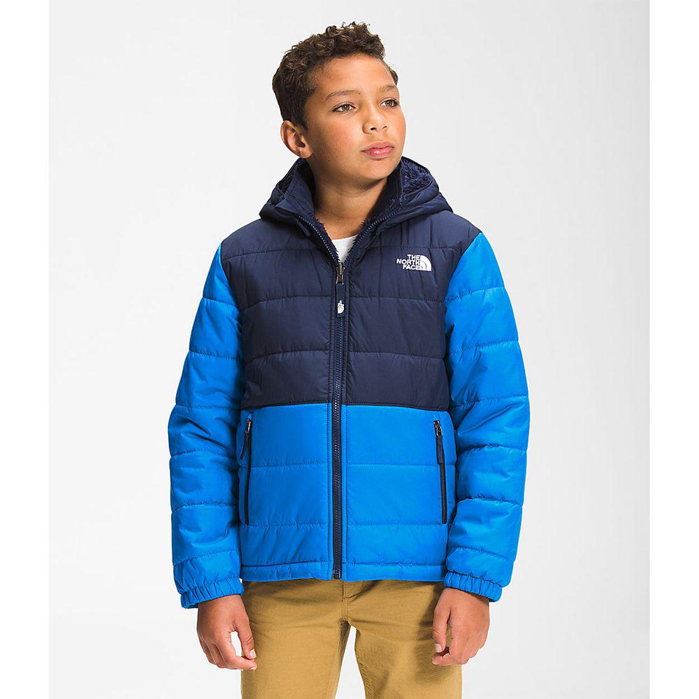 The North Face Reversible Mount Chimbo Full Zip Αγόρια Μπουφάν Με Κουκούλα - Μπλε (VPLD79486)